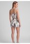 Women's Diver Fabric Crop Top and Shorts Two-Piece Set - 2