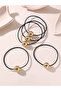 Pack of 5 - Golden Ball Hair Tie - 2