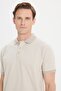 Non-Curling Pique Polo Collar Men's Safari T-Shirt - 4