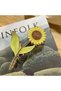 Sparkling Sunflower Design Hairpin - Large Hair Accessory with Crystal Stones and Gold Detail - 4