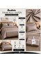 Cotton Satin Duvet Cover Set Light Powder Smoke Double Size (Without Box) - 6