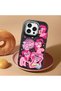 Black Silicone Case Compatible with iPhone 15 Pro Max with Shock-Absorbing Camera Protections - 3
