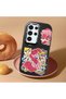 Black Silicone Case Compatible with Samsung Galaxy S24 Ultra with Shock-Absorbing Camera Protections - 2
