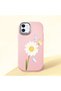 Pink Silicone Case with Shock-Absorbing Camera Protections Compatible with iPhone 12/12 Pro