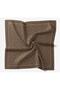 Soft Scarf Leaf Pattern Brown 90X90 - 5