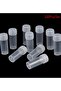 100Pcs 5ML Mini Flat-Bottomed Plastic Clear Test Tubes With Screw Caps Cosmetic Travel Lotion Sto... - 8