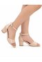 Girl's Heeled Evening Dress Shoes Patent Leather Glittery Stone Stylish Wedding/Nikah Party Comfortable Fit Full Size - 3