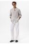 Judicial collar woven men's shirt - 5