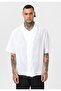 Seamless short sleeve pocketless oversize linen shirt - 2