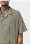 Oversize Perforated Knitwear Shirt - 5