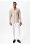 Apaş collar buttoned men's shirt - 3
