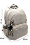 Luxury Unisex Satin Water-Resistant Fabric Large Size Middle School High School School Backpack and Travel Bag - 2