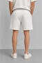 Regular-Fit, Cotton, Comfortable Fit, Knee-Length, Internal Lacing, Embroidery Detail, Basic, Knitted Shorts 311 - 5