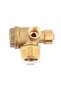 20x16x10mm 3 Port Brass Air Compressor Male Threaded Check Valve Tube Connector Tool Valve Brass Che - 6