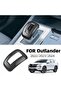 Carbon Fiber Shift Knob Cover for Mitsubishi Outlander 2022 2023 2024, Easy Snap-On Installation ...