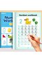 1 قطعة دفتر تمارين مكون من 48 صفحة، أرقام من 0 إلى 100، ممارسة الكتابة اليدوية، كتاب تمارين لتعلم الرياضيات، إبداعي - 3
