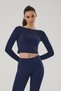 Women's Long Sleeve Crop Top 4019