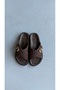 Mocca Muse Light Brown Buckle Comfort Slippers - 4