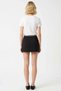 Women's Shorts Skirt High Waist Mini Length Woven Plain Pattern Belted Narrow Leg Finike Functional Stylish - 5