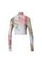 Women Evide Printed Long Sleeve's Top - Gray - 5