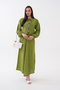 Pre-Tieded Jacquard Knitted Skirt Suit - 6