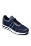 Maratea Navy Blue Knitwear Men's Sneaker Casual Shoes Leather Lined - 3