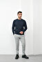 Wick Patterned Crew Neck Sweater - 4