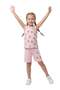 Zero Sleeve Butterfly with Shorts. Printed. Belden Girls' Set with Rubberized Details. - 3
