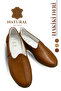 Genuine Leather Men's Shoes - Soft Sole Genuine Leather Shoes Tan - 3