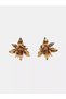 Gold Flower Women's Earrings