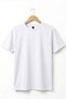 Unprinted Plain Premium 100% Cotton Crew Neck White Basic T-Shirt
