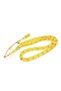 Ayhan Turan Signed Capsule Cut Yellow Crimped Amber Prayer Beads - 3