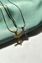 Zircon Stone Angel Figure Necklace - 3