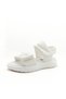 Şirin Genç White Color Strappy Velcro Girls' Sandals, Sizes 31-36 - 2