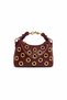 Women's Stylish Hand, Arm and Shoulder Bag with Gold Ring Detail - 2