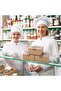 Silk Route - Bakery Boxes 4x4x2.5 Inches, 10 Pack Small Brown Cake Box Small Kraft Cookie Boxes with Window for Cupcakes, Pies, Donuts - 3