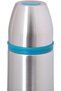 500ml Double Wall Vacuum Flask with Color Band, Bottle for Coffee, Built-in Lid Cup, Stainless Steel, Sport Bottles, Silver- Blue - 3