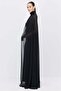Women's Cape Detailed High Neck Maxi Dress - 3