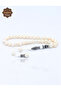 Black-White Special System Tassel-Adorned Craftsmanship Imame Natural Cultured Pearl Stone Prayer Beads 201025521