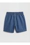 Quality Pieces from Çelebi Store: Baby Girl Denim Shorts with Waistband - 3