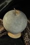 Natural Apple Model Salt Lamp with Wooden Base Decorative Ambient Lamp - 6