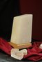White Block Model Salt Lamp with Wooden Base Decorative Ambient Lamp - 4