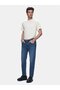 Mateo Mid-Waist Narrow Leg Mid Indigo Jean Pants
