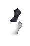 Glb-Stl41414 Black and White Women's Ankle Socks 15 Pairs - 2