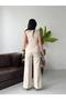 Women's Button Detailed Vest Trouser Set Stylish Two-Piece Set - 8