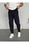 Waffle Fabric Boyfriend Pants - 2