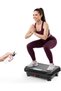 Vibration Plate Exercise Machine, Mini Vibrating Platform, 400Lbs Capacity, Full Body Power Shake, for Lymphatic Drainage Weight Loss Home Use, Black