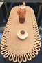 Wicker Jute Color 35X100 cm Decorative Runner Stylish Table Centerpiece Decorative Table Accessory - 6
