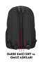 Black Color Men's Backpack Casual Sports School Waterproof Fabric - 6
