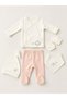 Jellyfish Ecru 5-Piece Newborn Baby Girl Hospital Discharge Set - 2
